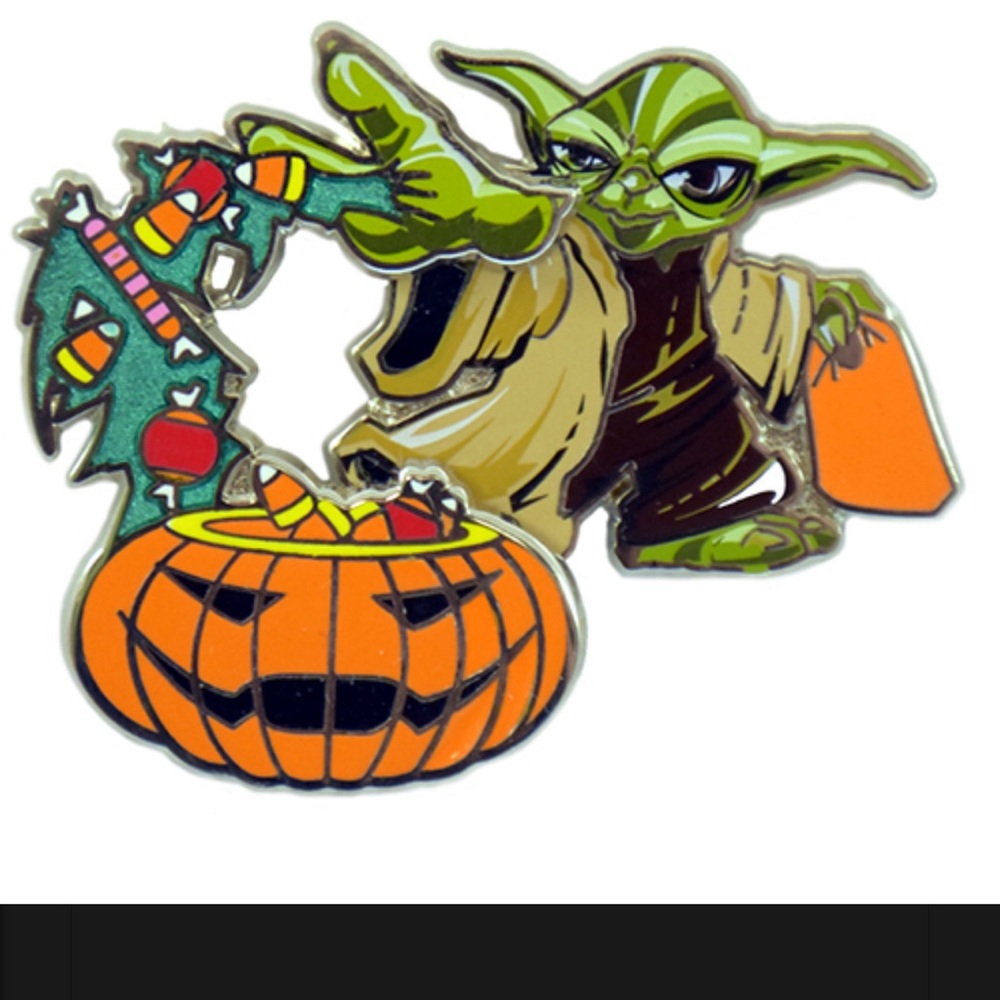 Disney Parks Star Wars Yoda Halloween Candy Pin